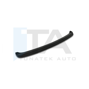 a3 sedan 2016 2020 Black Finish Gloss Bright Matte Options ABS Plastic Rear Bumper Threshold Guard - Product Image 3
