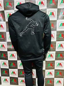 Conjunto de Sudadera con capucha y Jersey de gran tamaño para hombre Sudadera estampada de manga larga 50% Algodón 50% poliéster para muestra de fotos reales de invierno - Product Image 4