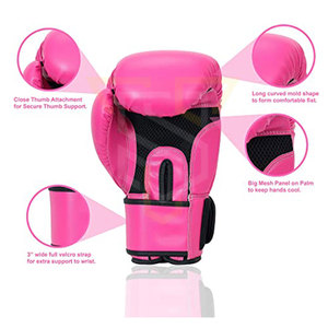 ถุงมือชกมวย2024ชายและหญิงวัสดุหนัง8ออนซ์12ออนซ์16ออนซ์สำหรับศิลปะการต่อสู้ของผู้ใหญ่ - Product Image 6