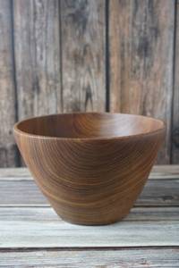 Kualitas tinggi & paling laris mangkuk Calabash Natree: mangkuk kayu jati atas meja dibuat di <span class=keywords><strong>thailand</strong></span> jenis peralatan kayu souvenir Populer