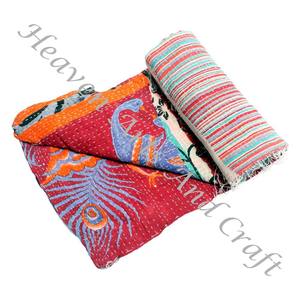 Kantha <b>Quilt</b> Gudari Kantha <b>Quilt</b> Gudari Hot Selling Wholesale Gold Supplier GD2119 Handmade Kantha <b>Quilt</b> Cotton Printed <b>Indian</b> - Product Image 1