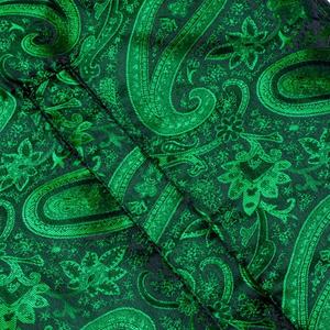 Veste bomber légère à fermeture éclair bleu à motif paisley, logo personnalisé, style streetwear, vintage, baseball, entièrement imprimée - Product Image 6