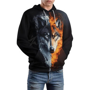Sudaderas con Capucha Estampadas Casuales de Invierno para Hombre, de Alta Calidad Premium, de Poliéster/Algodón, Ecológicas y Transpirables - Product Image 1