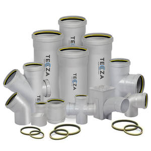 Coreline 200mm Vòng tecza uPVC vỏ ống 6M Chiều dài đồng bằng kết thúc là 4985 CS lớp nặng ống cho nước ngầm và hệ thống ống nước sử dụng - Product Image 3