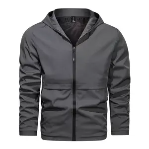 Venta al por mayor de alta calidad transpirable chaqueta de bombardero de los hombres XL tamaño tela de lona soporte cuello ligero función OEM servicios de uso de invierno - Product Image 2