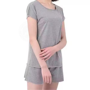 Wholesale Casual Wear Women's T Shirt and Shorts Sets Breathable Twin Sets Casual Women Summer Sets - Product Image 2