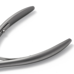 Coupe-ongles en acier inoxydable gris Nghia 115,5 mm x 44,5 mm, double ressort, articulation en lap, mâchoire de 14 mm, pour les ongles des bébés, des doigts, soins de beauté, laser - Product Image 6