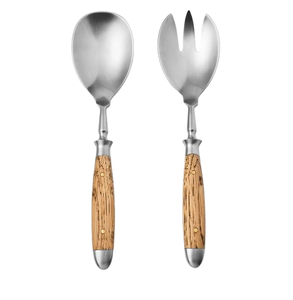 Juego de Servidores de Ensalada de Acero Inoxidable Estilo Americano, 2 Piezas, Color Dorado, con Mango Largo y Delgado para Uso en el Hogar y en Mesas de Boda - Product Image 6