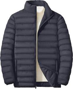 Veste matelassée prête pour le voyage, tissu chaud et isolé, coupe confortable pour homme, utilisation en extérieur, port quotidien décontracté et style urbain - Product Image 1