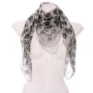 Écharpe d'été traditionnelle en coton pour femmes adultes Square Daily Wear Accessoire - Product Image 1
