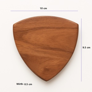 Posavasos y Alfombrillas Modernas Ecológicas de Madera de Acacia, 100 mm de Diámetro, 10 mm de Grosor, para Café, Comedor y Cocina - Product Image 3