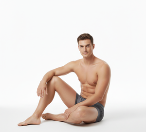 Calzoncillos de Algodón Gris para Hombre, Soporte Suave, Elásticos, Transpirables y Cómodos para Uso Diario - Product Image 6