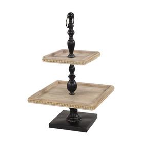 Plateau à gâteau en bois couvercle de Cage en métal ustensiles de cuisine en bois sans danger pour la nourriture supports pour la maison hôtel et restaurant quantité en vrac disponible - Product Image 6