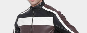 Chaqueta de cuero de invierno para hombre de alta calidad personalizada 2025, cuello levantado, bolsillos delanteros, impermeable, respetuoso con el medio ambiente, estilo callejero - Product Image 6
