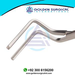 คีมหนีบลำไส้ทางการแพทย์ โค้งซ้าย 1x2 เดบาเกย์ ปากคีมแบบไม่ทำลายเนื้อเยื่อ ขนาด 50 มม. ความยาวรวม 300 มม. - Product Image 3