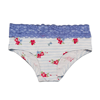 Braguitas de Algodón de Bambú para Mujer, Marca Privada, Estampadas, Cintura Media, Elásticas y Suaves, Tejido Delgado, Cómodas para Uso Diario