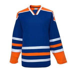 เสื้อเจอร์ซีย์ฮ็อกกี้น้ำแข็งสำหรับเยาวชนเสื้อกีฬาดีไซน์ตามสั่ง - Product Image 1