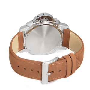 Luxury Fashion Business GFL-H1014 Custom Own Brand Quartz <b>Watches</b> Stainless steel <b>case</b> Japan movement top-grain leather strap - Product Image 3