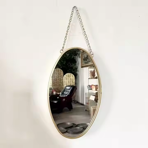 Miroir mural en métal Vente en gros Miroir mural personnalisé avec cadre en métal et verre Miroir mural décoratif - Product Image 4