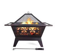 Brasero en métal au design élégant pour le camping, les barbecues et les poêles à bois, idéal pour les fêtes en extérieur et le camping – Brasero très vendu