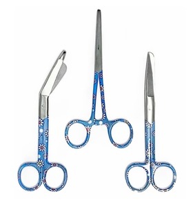 Ensemble de ciseaux pour infirmières en acier inoxydable, ciseaux à pansements pour la coupe de pansements médicaux avec embout de sécurité arrondi, 30g - Product Image 6