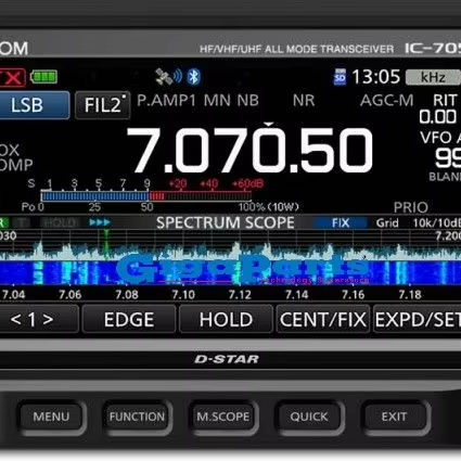 ICOM IC705 Vehicle Radio HF 440mhz Portable Transceiver Direct Sampling System Compact Lightweight RF Receivers Transmitters