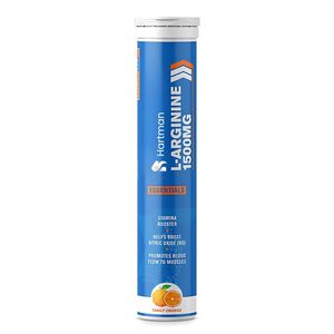 Tabletas Efervescentes de L-Arginina 1500mg, Sabor a Naranja Ácida, Aumenta la Resistencia, Mejora el Flujo Sanguíneo, Apoyo Energético para Adultos - Product Image 1