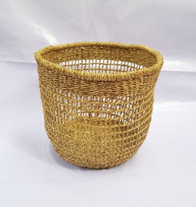 Paniers en jonc de mer brun rectangle de haute qualité nouveau panier design pour organisateur de rangement pour la maison et la cuisine du Vietnam - Product Image 5