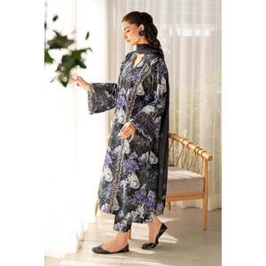 Ensemble de costume pour femme en tissu lawn brodé et imprimé SF-4093 - Product Image 6