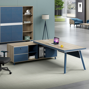 Luxury Executive <b>Desk</b> And Chair <b>Set</b> Modern Solid Wood Boss Office Table High End CEO Furniture Workstation - Product Image 6