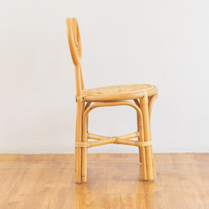 Bonito diseño en forma de cinta de ratán tejido para niños, banco para sentarse, silla de decoración para sala de estudio para niños - Product Image 3