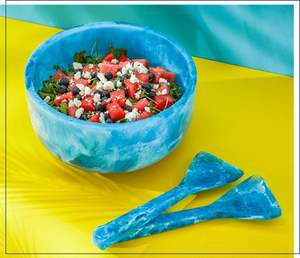 Cuenco de resina de alto pulido hecho a mano personalizado de alta calidad, utensilios de cocina, cuenco para servir sopa, técnica tallada - Product Image 2