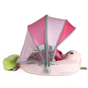 Bouée de bain <span class=keywords><strong>pour</strong></span> bébé en forme de tulipe avec auvent solaire, flotteur d'apprentissage sans air <span class=keywords><strong>pour</strong></span> bébé, idéal <span class=keywords><strong>pour</strong></span> la <span class=keywords><strong>plage</strong></span> et la piscine - Product Image 2