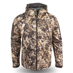 Veste Softshell en toile légère unisexe respirante en gros, parka imperméable, col montant, hiver - Product Image 5