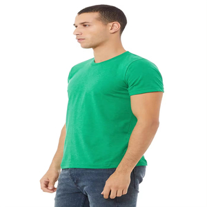 Camisetas de entrenamiento de gimnasio de alta calidad para hombres, ropa deportiva atlética seca, ajustada, de punto ligero de secado rápido, 100% algodón de Bambú - Product Image 6