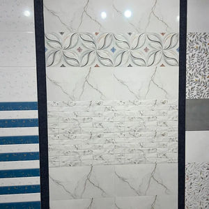 300x600mm Marbre Design 3D Premium Stick Céramique Cuisine & Salle de Bain Intérieur Carreaux Muraux AAA Grade Antibactérien Antidérapant Inde - Product Image 1