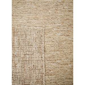 Hula Hand Knotted <b>Jute</b> & Hemp <b>Rugs</b> Beige & Brown Solid Color for Home-PKHM-12 - Product Image 4