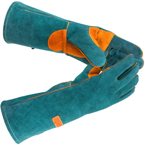 Gants de travail en gros, gants de sécurité en cuir, gants de soudage en cuir de vachette pour l'industrie - Product Image 2