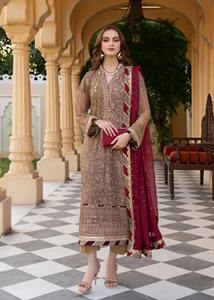 Party Wear Pakistani Style Women Traditional Design Chiffon <b>Dress</b> Fancy Traditional Women Chiffon Party <b>Dress</b> For Ladies - Product Image 2