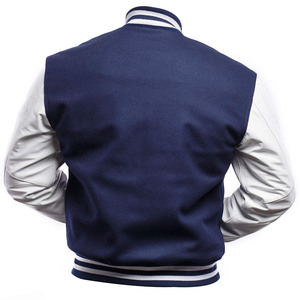 Chaqueta de lona con botones bordados para hombre, chaqueta universitaria de corte Regular, ropa de calle de alta calidad, patrón de logotipo personalizado a la moda - Product Image 6
