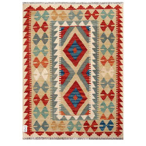 Tapis Imaco Maimana Afghanistan Kilim 116 x 85 cm, produit à suspendre au mur - Product Image 1