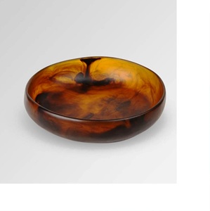 Tazón y Plato para Servir Hechos a Mano con Resina Ecológica, Aptos para Lavavajillas, Personalizables, Diseño Europeo Moderno, para Fiestas, Bodas y Uso Doméstico - Product Image 6