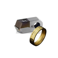 EAGLION INTERNATIONAL Posalux 0.5-10mm Machine à facetter et à découper les bijoux à diamant plat 180 degrés Modèle PT Ms/Ss