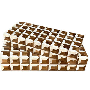 Handmade Bone Inlay Jewelry Box in Classic Rectangular Design Perfect for Storing <b>Rings</b> and Necklaces Jewellery Organizers Box - Product Image 3