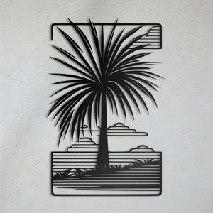 Forme de coeur maison accessoires chambre bureau maison salon Design déco métal mur Art fait à la main - Product Image 4