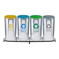 Offres Spéciales : Boîtes de Recyclage de Luxe en Fer de Haute Qualité à Couvercle Ouvert pour Usage Extérieur et Intérieur