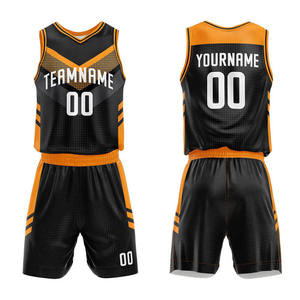 Nouveauté, couleurs personnalisées, logo, antibactérien, 100% polyester, uniforme de basket-ball, terrain de rue, ambiance rétro, vêtements de sport - Product Image 4