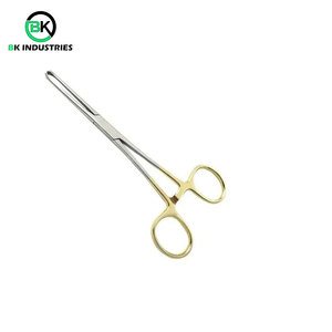 Pinzas Quirúrgicas BK Industries de Acero Inoxidable Curvas, Instrumento de Cirugía General con Certificación CE Clase I, Uso Manual - Product Image 1