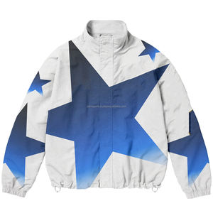 Vestes coupe-vent techniques imprimées en tissu polyester et nylon respirant personnalisées pour entraînement d'hiver à vendre Logo personnalisé pour unisexe - Product Image 3