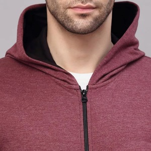Sweats à capuche avec logo personnalisé pour hommes Plus Size Boxy Fit Drop Shoulder Hoodie With Zipper Thick Oversized Full Zip Up Hoodies Unisex - Product Image 6
